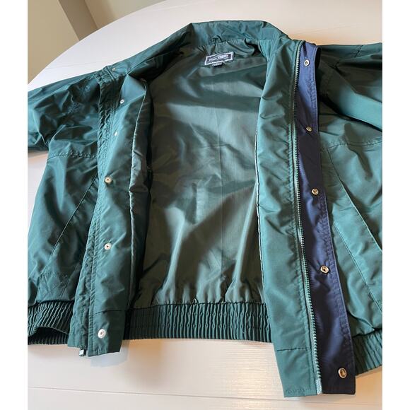 Vintage 90s Michigan State Spartans Green Windbreaker Jacket Men's XL Big Ten - Picture 8 of 15